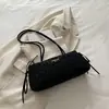 Bolsa de Axila Estampa de Leopardo Retrô Coreana Feminina Outono e Inverno Nova Moda Versátil de Alta Qualidade para o Dia a Dia Bolsa de Ombro Único