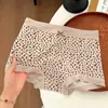 Ropa interior de leopardo para niñas, 10A de algodón puro antibacteriano, 100% algodón, entrepierna extendida, sexy, de alta gama, puro deseo, bóxers de talla grande para mujer