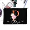 Bolsa de cosméticos feminina para viagem, caixa de armazenamento de artigos de higiene pessoal, bolsa de cosméticos, carteira, presente para madrinha de casamento