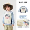Moletom Infantil Outono 2026 Novo Estilo Criança Pequena Manga Longa Primavera e Outono Moda Tendência