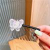 Novo Pente de Cabelo Infantil Adorno de Cabeça para Menina Não Machuca a Testa da Menininha Pente de Cabelo de Princesa Flor de Cabelo Cartoon Acessórios de Cabelo