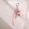 Llavero de pentagrama de colores pastel, lindo y versátil, adecuado para colgar en mochilas, cadenas de teléfono y bolsos, nuevo accesorio de moda
