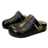 Zapatos Peludos de Doble Uso para Mujer 2025, Zapatos de Plataforma con Suela Gruesa, Medias Zapatillas con Puntera de Capibara, Zapatos Perezosos para Mujer, Zapatos Pequeños de Cuero