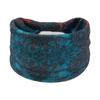 Banda elástica para el cabello de ala ancha para mujer, estilo retro europeo y americano, con estampado de yoga, deportiva, anudada, antitranspirante