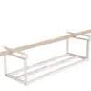 Sapateira Retrátil, Armário de Sapatos Doméstico, Divisória em Camadas, Suporte de Sapatos, Cesta Suspensa, Rack de Armazenamento Fácil de Instalar, Organizador de Sapatos