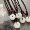 Atacado de Fábrica Seda Dourada Jade Fivela da Paz Moda Pingente Versátil Unissex Grau A Branco Simples Chegada Nova de Primavera