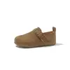 Zapatos Birkenstock Cómodos de Suela Blanda para Niños Primavera 2026 Nuevos Zapatos Individuales para Niñas Mocasines Birkenstock de Suela Gruesa Modernos