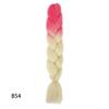 Peluca de trenza grande colorida de fibra química africana, nueva, trenza sucia, trenza de boxeo, degradado, trenza grande y esponjosa