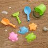 Juguetes de Playa para Niños Resistentes a Caídas, No Tóxicos, Sin Olor, Ecológicos, Set de Playa de Goma Suave para Niños y Niñas, Herramientas para Cavar Arena y Jugar