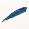 Tijeras de peluquería para cortar el pelo de 6 pulgadas, tijeras de dientes planos azules, tijeras finas, herramienta para cortar el pelo en casa, juego de tijeras para mascotas