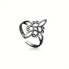 Joyería Transfronteriza se Especializa en Anillos de Pareja Sencillos, Elegantes, de Aleación de Lujo Ligero con Nudo de Bruja, Anillos para Mejores Amigos, Regalos de Boda y Festivos