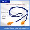 Protetores auriculares 3M1270 árvore de Natal protetores auriculares de silicone com fio para dormir à prova de ruído à prova de som laváveis protetores auriculares para trabalho