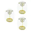 Portanotas con Forma de Gorro de Doctor Estilo Nuevo, Portatarjetas Mini de Gama Alta, Soporte para Colocar Tarjetas, Portatarjetas Pequeño de Escritorio, Portanúmeros de Escritorio Lindo