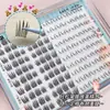 Bqi Pegamento Fotogénico Flor de Durazno Negra Sin Pegamento Libro de Pestañas para Principiantes Fotogénico Natural Rizado Estilo Cómic Pestañas Postizas Transfronterizas para Mujeres