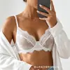 Sujetador Europeo y Americano Sexy de Encaje con Aros Fino Transparente Push-up Lencería Venta Caliente Transfronteriza Tentación Erótica para Mujeres Sujetador