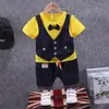 Trajes de Manga Corta de Dibujos Animados para Niños, Nuevos Productos de Moda de Comercio Exterior, Ropa de Verano para Niños y Niñas, Conjuntos de Dos Piezas Modernos Estilo Coreano