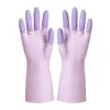 Guantes de Lavado de Platos de Látex de Tendón de Res Impermeables Resistentes al Desgaste Guantes de Goma Caseros Especiales para Cocina de Mujer Guantes de Protección Laboral para Limpieza