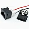 Fuente de Alimentación C6Ac Enchufe Flor de Ciruelo Enchufe de Cola de Tres Pines para Pequeños Electrodomésticos con Enchufe de Tres Conductores 4.8-Pin con Terminal de Resorte