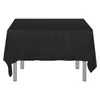 Fornecimento de fábrica toalha de mesa descartável para festa tecido de plástico PE toalha de mesa de cor sólida para mesa de sobremesas de aniversário 137*274cm