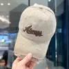 Gorra de Béisbol para Mujer 2025 Nueva Vintage Lavada Vieja Sombrero para el Sol Cabeza Grande Todas las Combinaciones Casual Gorra de Ala Ancha para Hombre