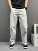 Pantalones Cargo Rectos para Hombre Estilo Montaña para Exteriores, Primavera y Otoño, Lavados, Resistentes al Desgaste, Pantalones Casuales, Holgados, para Senderismo, Ocio, Pantalones Largos Versátiles