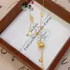 Novo Colar Abundante com Franjas de Abóbora para Mulheres, Dourado Areia Novo Estilo Chinês Exquisita Corrente Clavícula com Franjas, Popular no Xiaohongshu