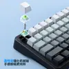 Teclado Mecânico Cross-Border K820, Bluetooth Sem Fio Personalizado de Três Modos, Adequado para Escritório e Jogos, com Teclas Gravadas Lateralmente, Adequado para E-Sports