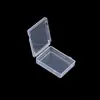 Caja de Plástico Pequeña Transparente Caja Mini Rectangular para Anzuelos de Pesca Caja para Piezas de Precisión M431 Tarjeta de Memoria Leidezhu