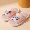 Zapatillas de Lino para Cachorros, Niños, Hombres y Mujeres, Punta Abierta, para Interiores, Hogar, Piso de Madera, PVC, Cuatro Estaciones