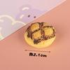 Comida de Imitación y Pan de Juguete diy Pegamento de Crema Hecho a Mano Funda para Teléfono Móvil Accesorio para el Cabello Agujero de Titular Zapatos Caja de Cigarrillos Espejo Joyería