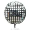 Globo redondo de aluminio de colores de 22 pulgadas para fiesta Disco decoración de fiesta KTV Bola de discoteca diseño globo de papel de aluminio