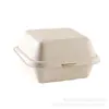 Caja de embalaje de postre de frutas sólida de moda con tapa, adecuada para cold brew, yogur, banana split y otros snacks de frutas