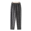 Pantalones de mamá para primavera y otoño, pantalones de abuela de mediana edad y mayores, de talla grande, de cintura alta, elásticos, sueltos, rectos, con forro polar para otoño e invierno.