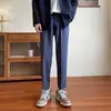 Pantalones Rectos Cortos Traje de Negocios de Alta Gama Pantalones Primavera y Otoño Ajustados Color Sólido Pantalones Casuales Caída Ligera Pantalones Maduros para Hombre