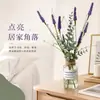 Transfronterizo Nuevo Modelo Lavanda Artificial Vidrio Agua Falsa Decoración del Hogar Flor Artificial Planta en Maceta Flor Artificial Escritorio Adorno Pequeño