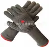 Luvas de silicone resistentes a altas temperaturas fabricantes atacado 300 graus 500 graus resistentes a altas temperaturas estendidas forno de churrasco externo