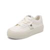 Sapatos brancos Baikuang para estudantes do sexo feminino 2024 Novos tênis casuais de nicho versáteis e modernos tênis femininos populares