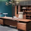 Nova Mesa de Madeira Maciça Estilo Chinês Mesa de Chefe Nogueira Mesa de Presidente Mesa Executiva Simples Moderna Mesa de Gerente Geral