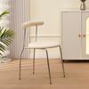 Creme Celebridade da Internet Meio e antigo Luxo leve Casa Lazer Francês cadeira de encosto sala de estar minimalista moderna quarto estudo mesa de jantar e cadeira
