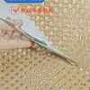 Material Rattan Pe Rattan Malha Hexagonal Octogonal Olhal Plástico Imitação Natural Rattan Real Porta de Armário Divisória de Teto Parede Decorativa