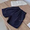 Shorts Leves 100% Algodão para Crianças, Calça Casual de Pernas Largas Soltas Estilo Coreano, Calça Respirável Fina de Cor Sólida, Transfronteiriço Vietnã