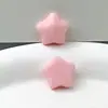 Mini Accesorios de Resina de Estrella de Cinco Puntas Pegamento Cremoso Materiales para Decoración DIY Pasador Gomita para el Cabello Funda de Teléfono Tapa de Bolígrafo Creativo