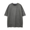 Ropa de hombre Jiayiku estilo americano vintage terciopelo piel de venado estampado estrella de cinco puntas bordado de espinas camiseta de manga corta primavera y verano Nuevo