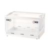 ¡Guau! Caja de Almacenamiento Plegable de Plástico para Libros para Aulas y Dormitorios de Estudiantes, Gabinete de Almacenamiento de Ropa para Montaje en Coche para Exteriores con Doble Puerta