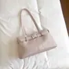 Bolsa de Hombro para Mujer Estilo Coreano Otoño e Invierno Estilo Chica Picante Bolsillo Debajo del Brazo Textura Versátil Bolso de Mano Casual para Viajes al Trabajo Bolso de Hombro Único