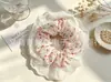 Ligas para el Cabello Trenzadas Florales, Scrunchies Estilo Coreano con Borde de Encaje, Ligas de Alta Elasticidad, Suministro al por Mayor, Directo del Fabricante