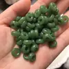 Cuentas de jade de imitación de jade blanco de Hotan de Xinjiang con agujero grande, cuentas sueltas de 10 mm para pulseras, pendientes y accesorios