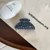 Presilha de Cabelo Azul Céu Estrelado com Estrela de Cinco Pontas para Mulheres, Presilha Jacaré em Formato de Estrela, Estilo Doce e Cool, Piranha para a Parte de Trás da Cabeça, Acessório de Cabelo de Alta Qualidade