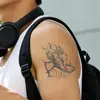 Adesivos de Tatuagem Temporária de Escorpião Ousado com Fórmula de Suco de Ervas, À Prova d'Água de Longa Duração, Padrões Criativos Vibrantes para Homens e Mulheres, para Braços e Pernas