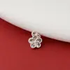 Componentes de Plata de Ley 999 Plata Pura Pulsera Tejida Hecha a Mano DIY Nudo de Lazo Dumpling de Dragón Carácter Fu Pixiu Animal del Zodiaco Loto Colgante